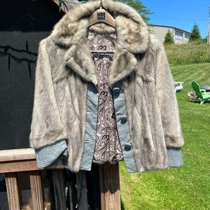 Vintage mink fur coat